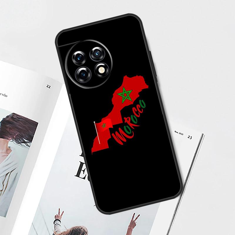 Maroc Morocco Flag Case For OnePlus 12 11 9 10 Pro 8T 9R 10T 10R 12R OnePlus Nord 2 2T N20 N10 CE 3 Lite Cover