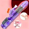 12rychlostní duální dildo králičí vibrátor, bodový masážní masážní přístroj Glitoris stimulátor pro muže, ženy, pár