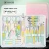 30-Piece Zippered Manicure & Pedicure Set: Stainless Steel Nail Clippers & Cuticle Tools