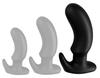 Spleet L Prostate Plug 24 X 6.5cm Black - DarkSil - Prostate Stimulators