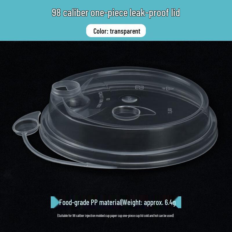 DYMAYKI Disposable Bubble Tea Fat Cups with Leak-Proof Lids