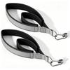 Pilates Strap with Padded Lining Fitness Double Loops Comfortable Stretch Band for Yogis,