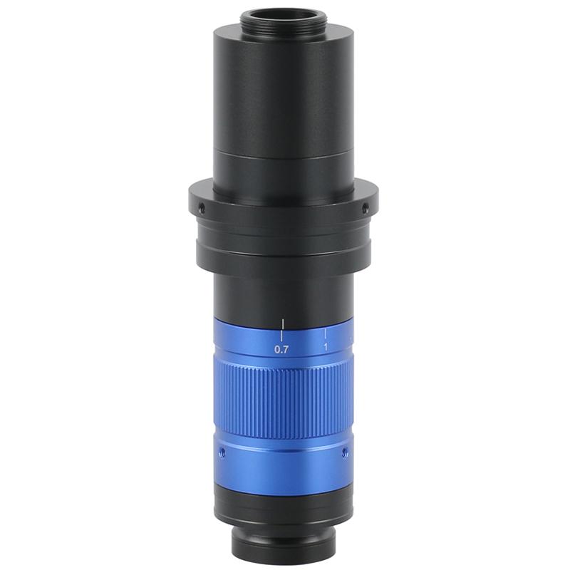 300X 450X 600X 900X Adjustable Zoom 0.7X-5.6X Monocular Soldering C Mount Lens For 4K 1080P HDMI Type-c Video Microscope Camera