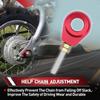 2pcs 12MM Motorcycle Chain Adjuster CNC Chain Axle Adjusters for Honda Motorbike