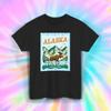Alaska Shirt Wild and Free Moose Scenic Mountains Nature Travel Tee S-4xl