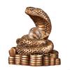 62KD Chinese Snake Years Resins Statue Snake Delicate Funny Snake Figurine Decoration