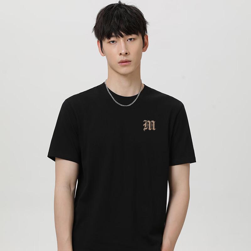 Mark Hua Fei Men's American Retro Quick-Dry Ice Silk Round Neck T-Shirt