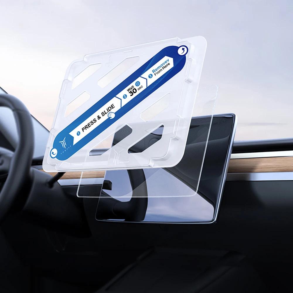 Tempered Glass Screen Protector for Tesla Model 3 Y Center Console Anti Glare HD Film Protection Screen Protecto Accessories
