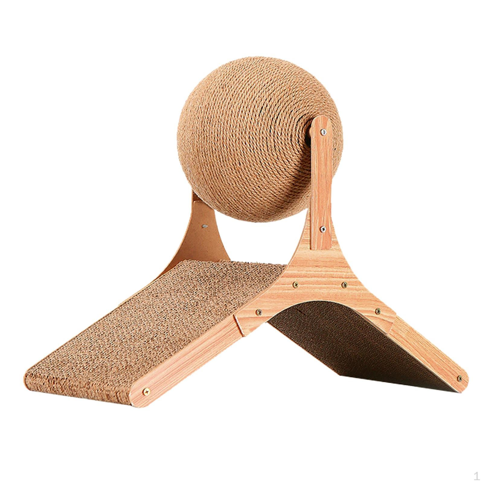 Sisal Cat Scratching Ball, Scratcher Toy, Wear Resistant Indoor Cats Scratch Pad Cardboard,
