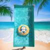 Cute Cartoon Character Printed Microfiber Beach Towel Quick Dry Soft Bath Towel For Kids Swimming
