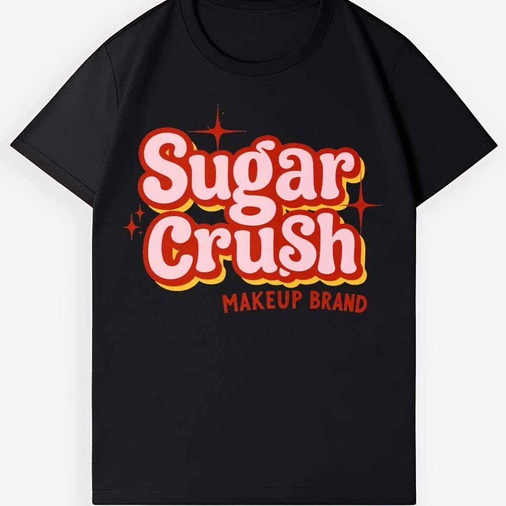 Сладкая футболка с графическим принтом Sugar Crush | Хлопковая унисекс рубашка со звездным принтом 2XL