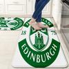 Hibs Flannel Kitchen Mat Christmas Soft Area Rug Non Slip Floor Carpet Home Decoration