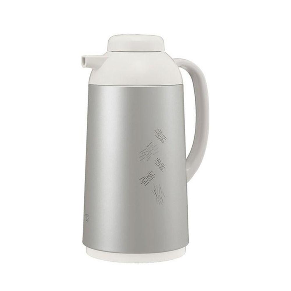 ZOJIRUSHI Vacuum Flask Pot Glass Hand Pot 1L Matte Silver AG-LC10-SM 1 pc