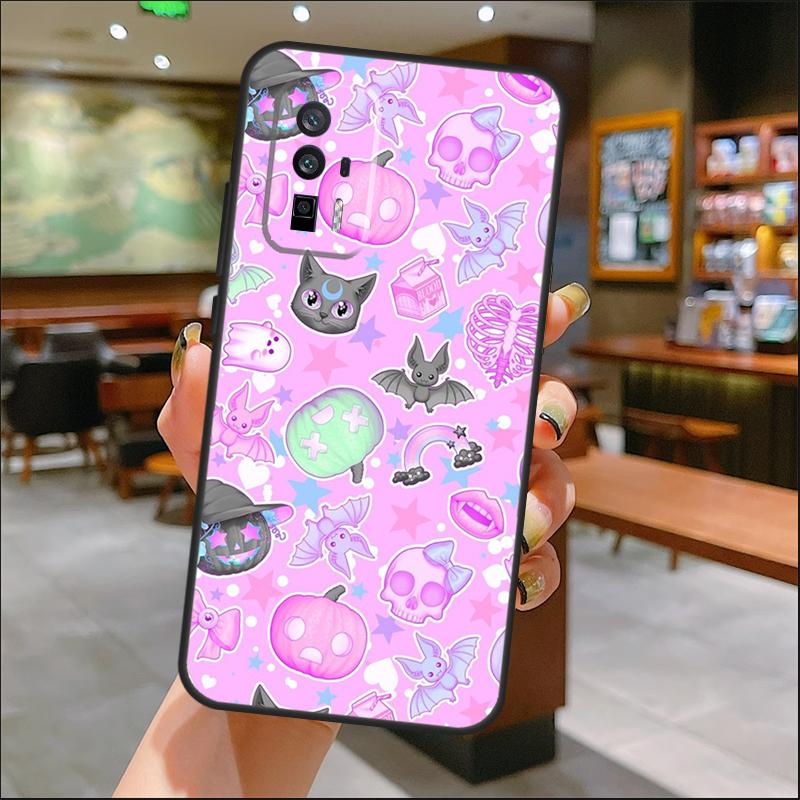 Pastel Goth Witchy Case For Xiaomi 15 14 Ultra 13 11T 12T 13T 14T Pro POCO X7 Pro X3 X5 X6 M6 F5 F6 Pro Cover