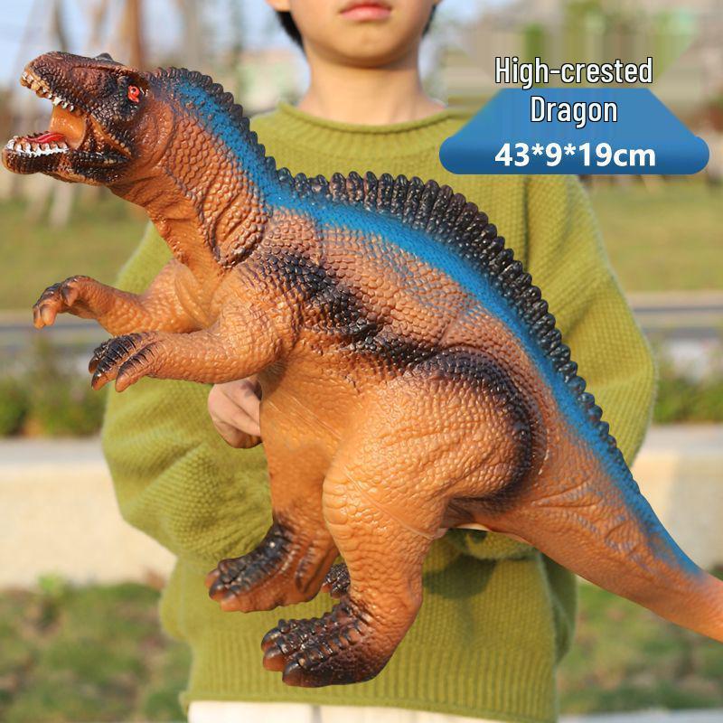 Large Soft Rubber Tyrannosaurus Rex Dinosaur Toy for Kids