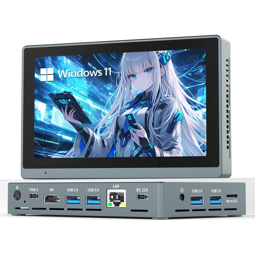 HigolePC N5095 Mini PC with 16GB 256GB Windows 11 1 1 HD 1 Gigabit Wired 4 USB 4K Dual Display Desktop PC RAM, ROM, Pro, Full-Featured Type-C Port,