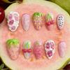 3D Fruit Nail Art Tips: Cherry, Strawberry, Pitaya & Pomegranate - Cute, Sweet, Wearable Style