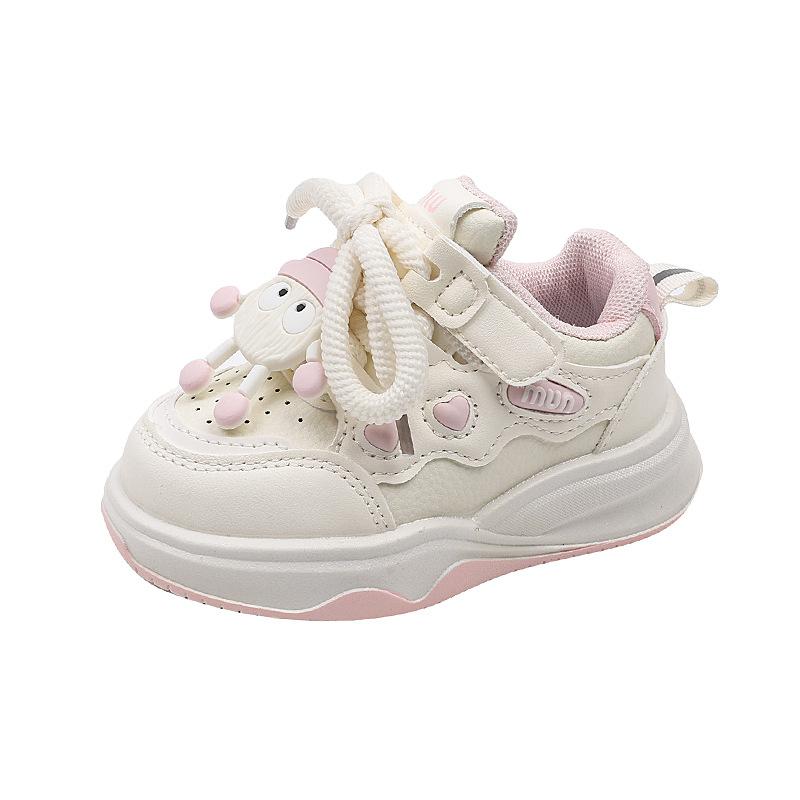 Kids Soft Sole Sports Sneakers Spring Autumn Casual White Shoes For Boys And Girls Comfortable Walking Trainers