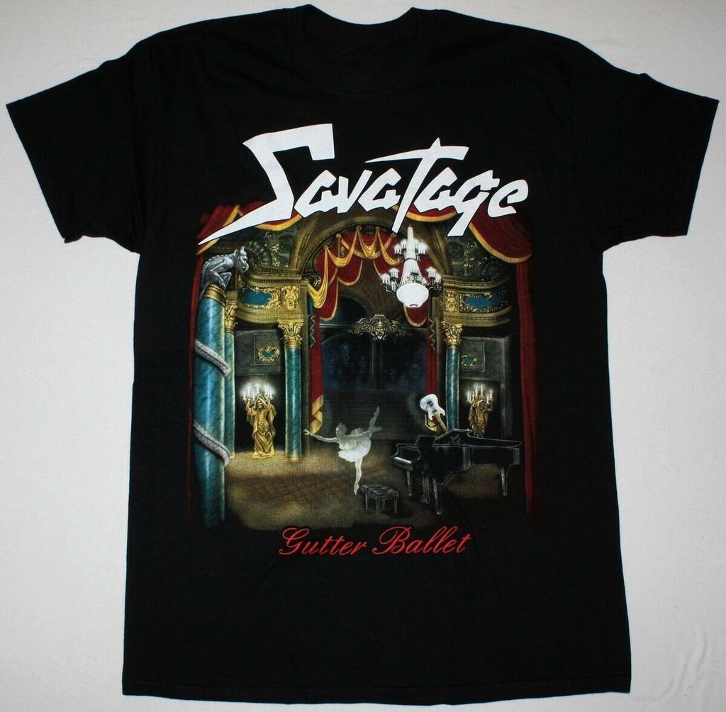 SAVATAGE Gutter BALLET BLACK Cotton Black T-shirt Unisex All Size