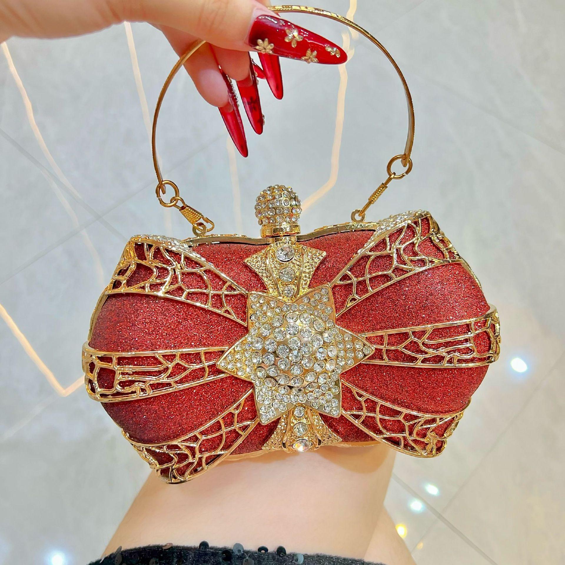 

New Fashionable Women s Handbag Luxury Party Party Women s Bag рожевий червоний колір