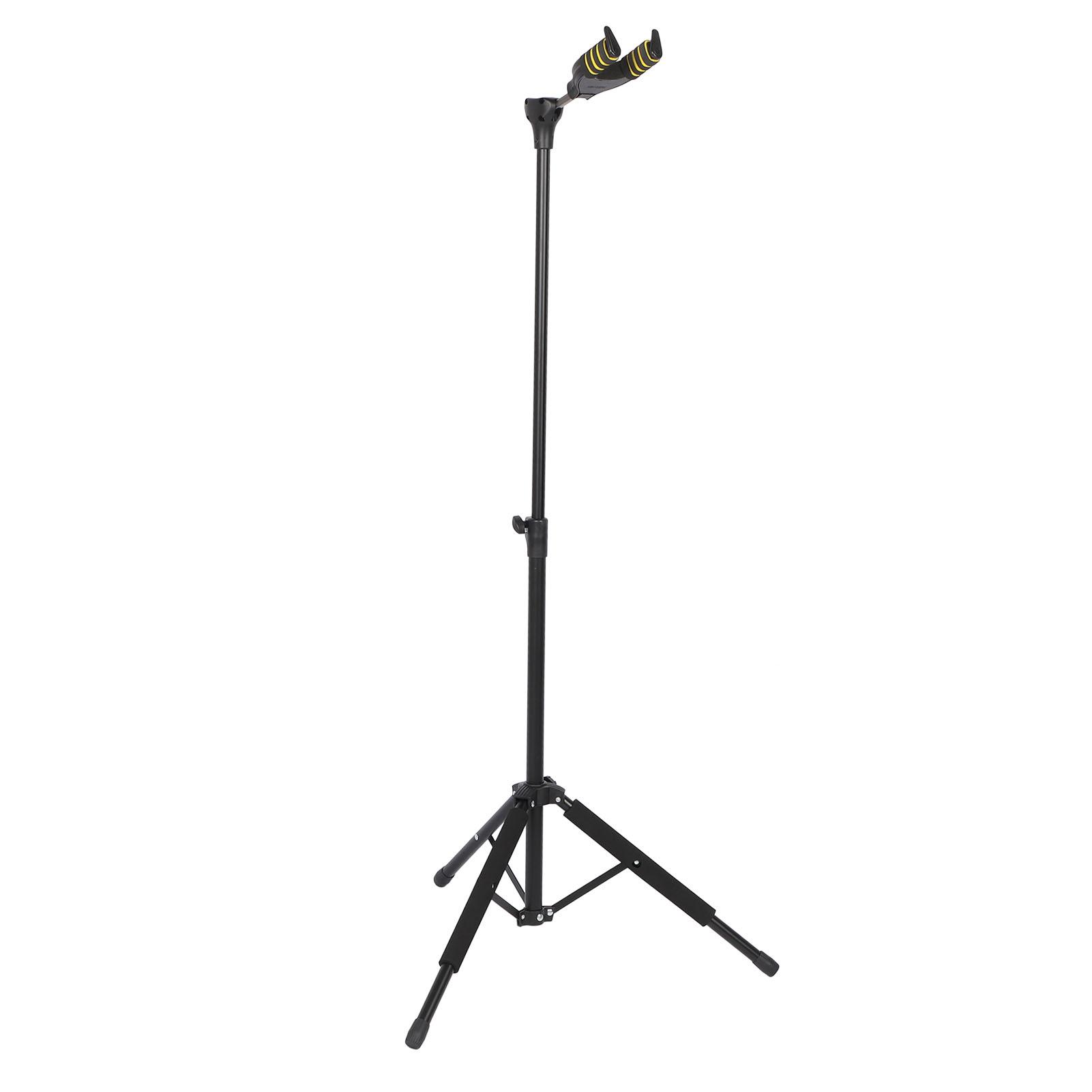 

Регулируемая по высоте складная гравитационная автоматическая блокировка подставка-тренога для акустической и электрогитары