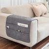 Multi-Pocket Sofa Armrest Organizer: Towel, Magazine & Remote Holder