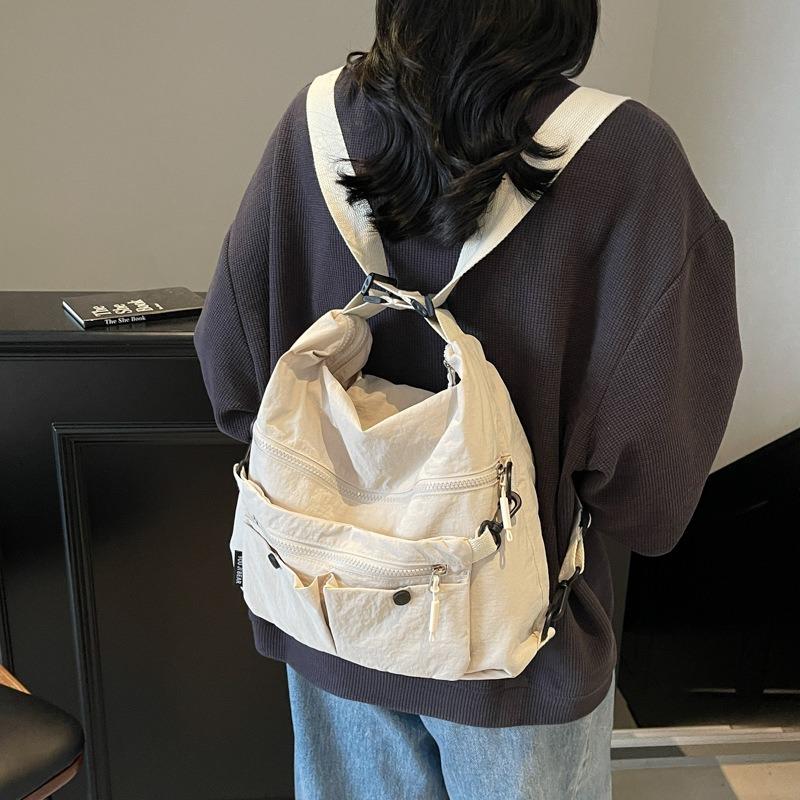 College students take class casual and lightweight backpack bag women's summer new large-capacity fashion tote bag