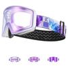 Kapvoe Photochromic Ski Goggles Magnetic Anti-Fog Lenses UV400 Protection Men Women Ski Goggles Snow Sunglasses Sports Eyewear