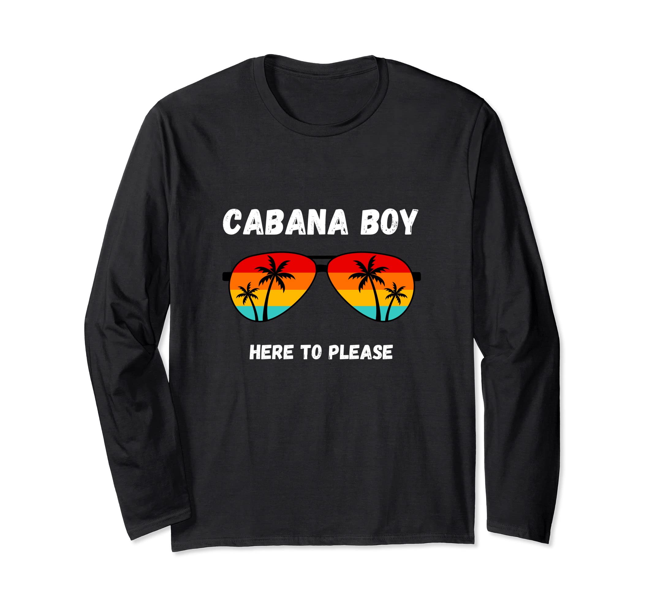 

Cabana Boy Pool Party Coconut Summer Long Sleeve Men s T-Shirt чёрный