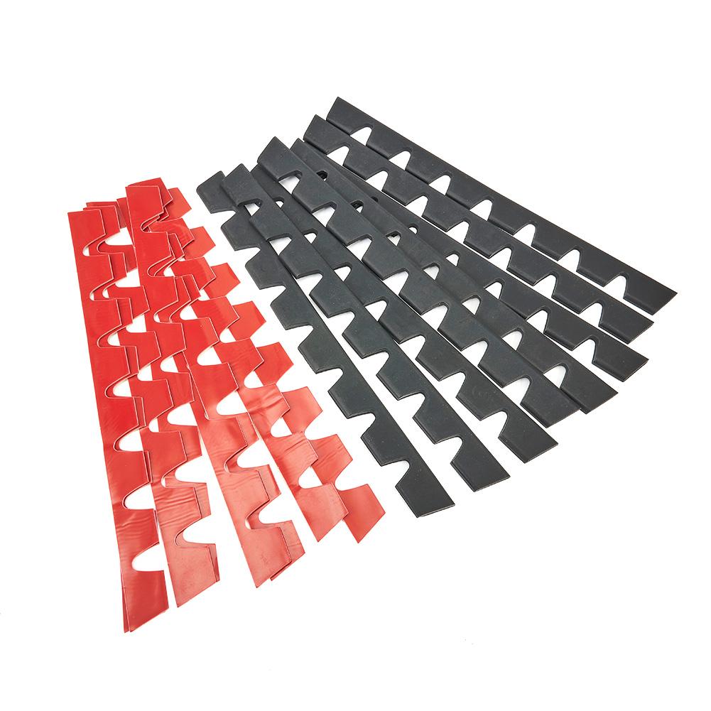 8PCS Car Front Bumper Bottom Anti-Scratch Strip Scrape Guard Skid Plate Bumper Protection Anti Collision For