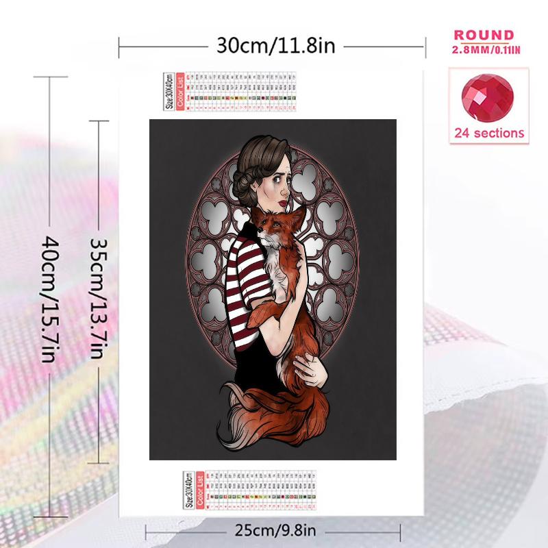 Fleabag 100% Round Full Drill 5D DIY Diamond Painting Embroidery Cross Stitch Rhinestone Décor