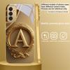 Błyszcząca Złota Korona Do Samsunga A50 A51 A52 A53 A54 A55 56 14 15 13 16 26 31 32 33 34 35 70 71 72 73 Złote szklane etui na telefon