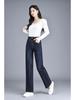 Autumn/Winter 2025 High-Waisted Plus Size Elastic Pants: Narrow, Wide, and Straight-Leg Styles for Women.