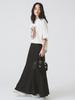 Skirt Jacquard Mermaid Skirt BLACK 1 [Raybeams] Women's