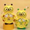 Cartoon Alarm Clock Student Uses Cute Multifunctional Silent Bedside Luminous Lazy Person Can Talk Yellow Bee Children's Alarm Clock