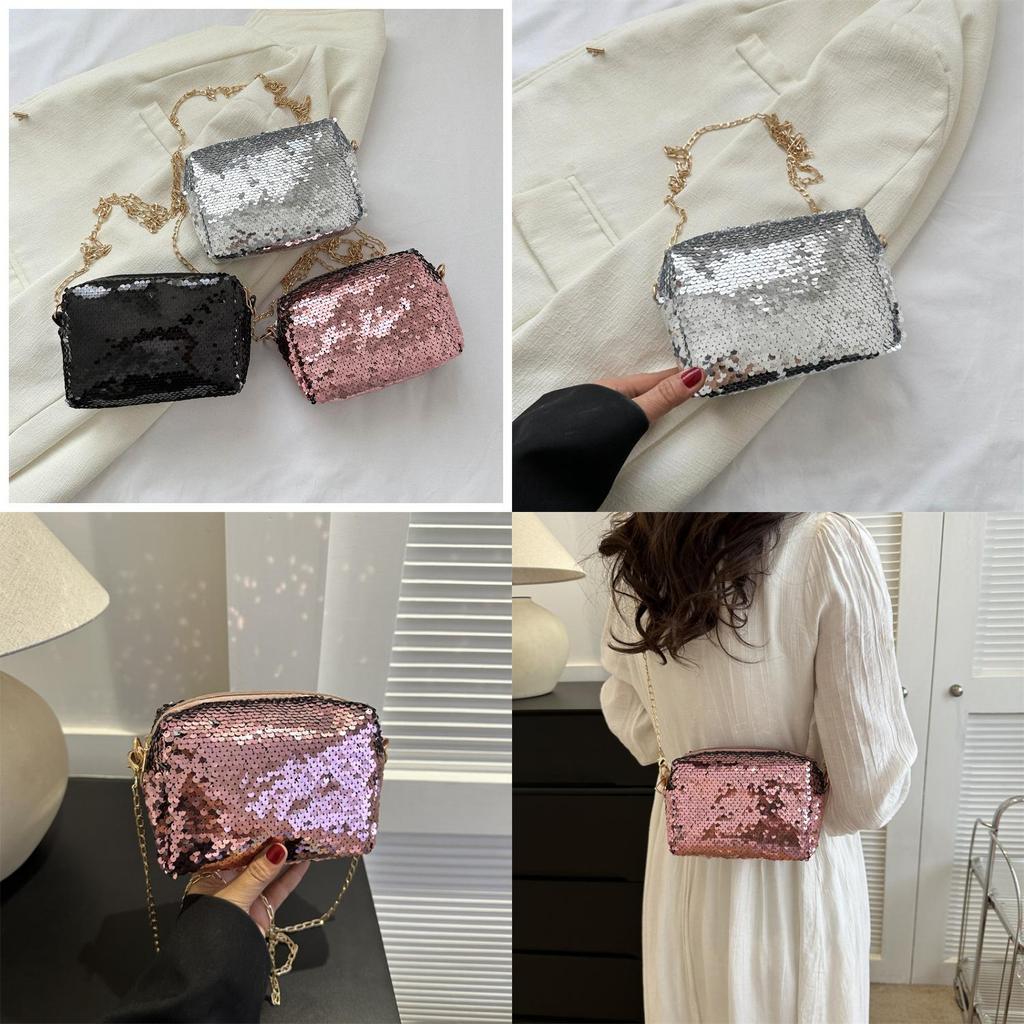 2023 New Chain Casual Shoulder Bag Fashion Simple Crossbody Bag Street Trendy Women's Bag