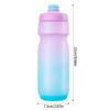 Squeeze Type Sport Bottle 650ml Large Capacity Bicycles Water Kettle Road Bike Portable Kettle with No Lift Nozzle