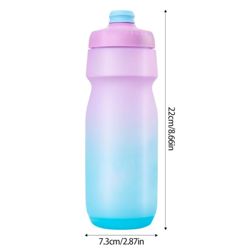 Squeeze Type Sport Bottle 650ml Large Capacity Bicycles Water Kettle Road Bike Portable Kettle with No Lift Nozzle