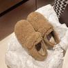 Fashion Women's Flat Shoes Winter New Round Head Deep Mouth Suede Soft Sole Anti-slip Wear-resistant Cotton Shoes