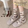 Female Spring and Autumn Retro National Wind Deodorizing Cotton Socks