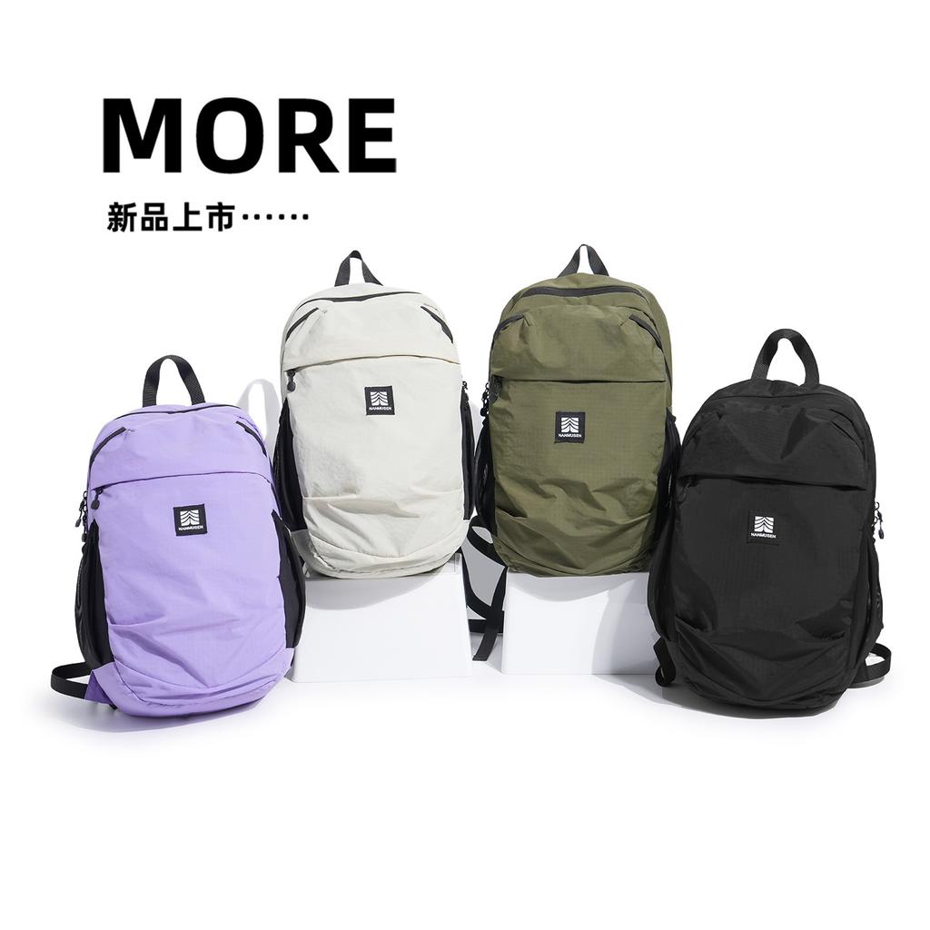 Schoolbag1011 New Backpack Unisex Japanese Casual Versatile Lightweight Small Backpack Outdoor Hiking School Bag