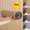 3D Wall Sticker - Background Wall Decoration Wallboard Self-adhesive Waterproof Thickening Partition Wallpaper 40CMx3M New Grille