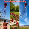 Large Single Line Kite Frameless Soft Animal Kite Durable Outdoor Fun Toy  Beach