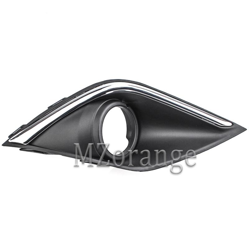Fog Light Covers for Mitsubishi Outlander 2015 2016 2017 2018 Fog Lamp Chrome Bezel Foglight Hoods Grille Frame Car Accessories