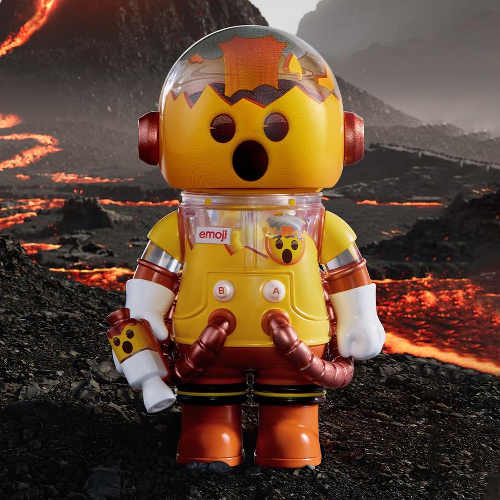 POP MART MEGA SPACE MOLLY X Emoji Series Assorted Pop Mart Gachapon Blind Box Figure Plastic Model Premium Toy PVC Soft Vinyl Original Character