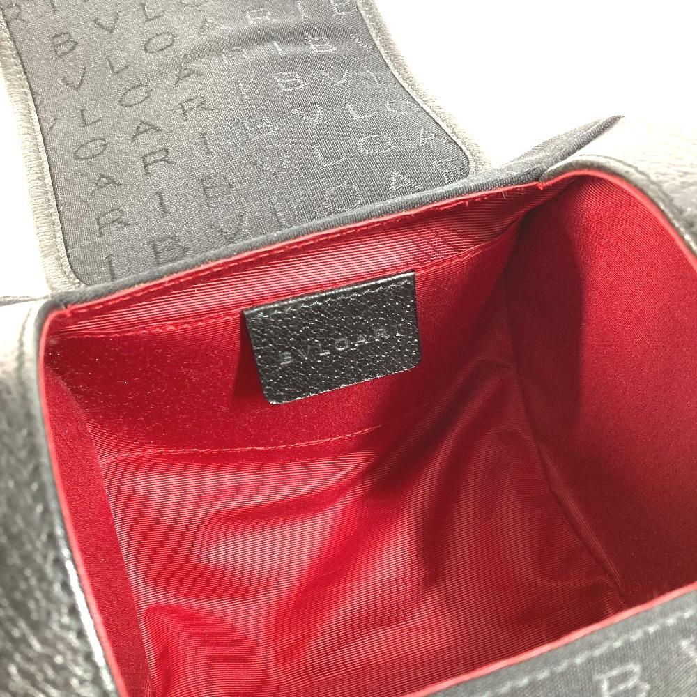 Bvlgari BVLGARI BVLGARI Logo Bag Flap Drum Type Shoulder Bag Hand Bag