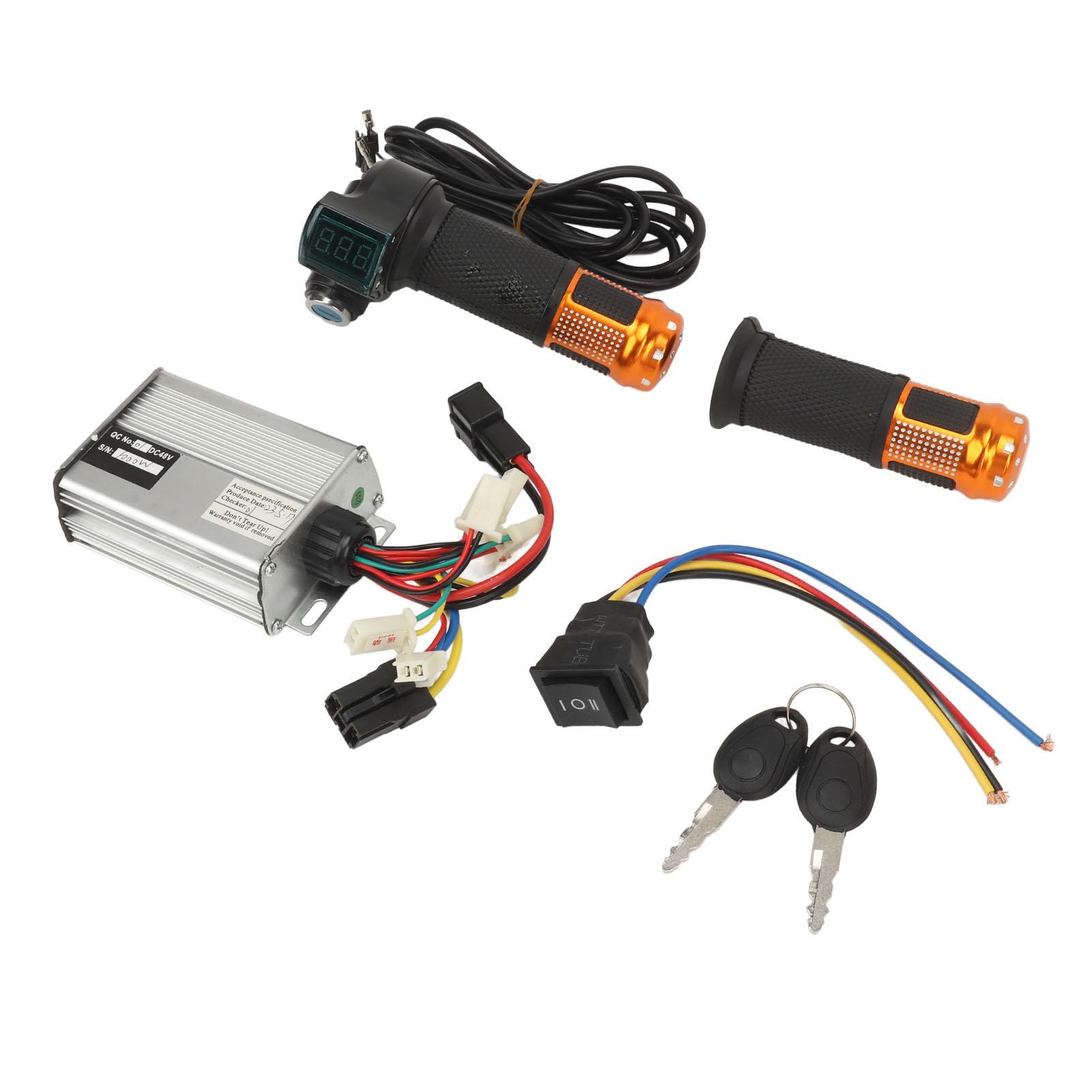 

48V 1000W Electric Bike Controller 20A Reverse Switch Universal Electric Scooter Bicycle Throttle Grip Electric Bike Conversion Kit