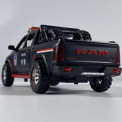 1:32 Dodge Ram Pickup Truck Alloy Off Road Car Diecast Model Sound Light Toy Home Decoration Ornaments Children Birthday Present