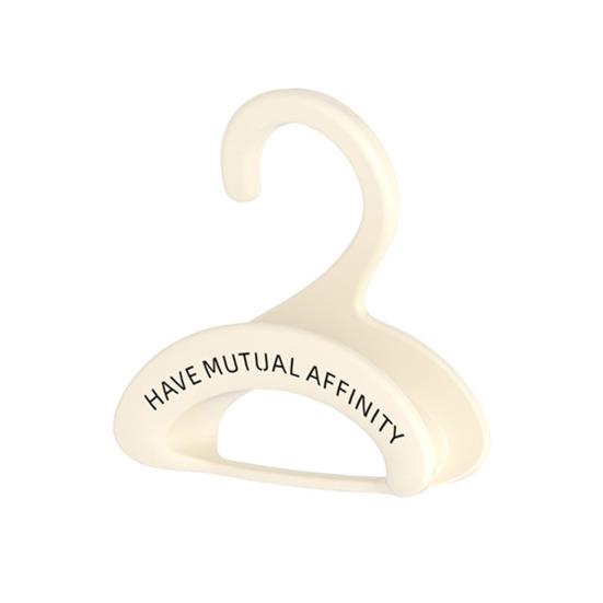 Bag Hanger Arched Shape Hook Stackable Anti-Slip Hooks Traceless Punch-Free Design Reusable Wardrobe Organizer for Bags Scarves Ties Hats