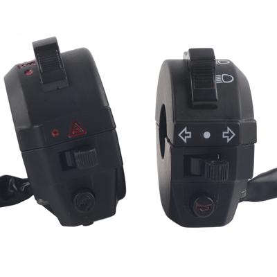 2pcs Motorcycle Left Right Horn Handle Start Switch Assembly Fit for ZJ125 CG125 125cc